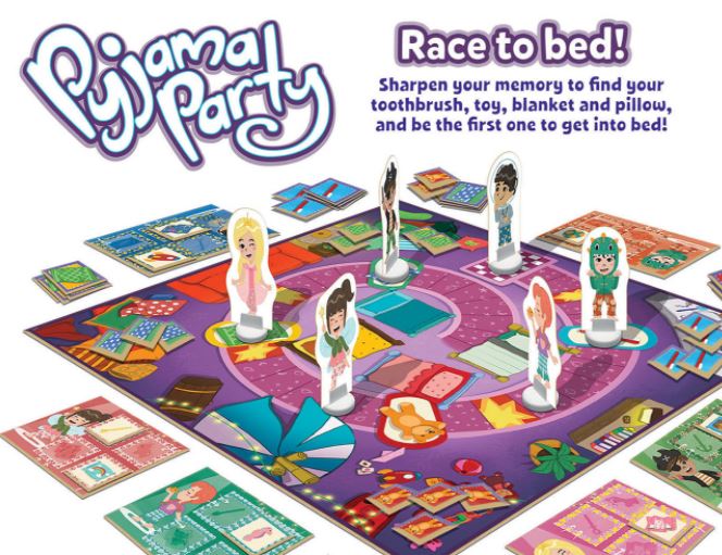 EDUCA JEU PYJAMA PARTY JC21 JEUX DE SOCIÉTÉ / Préscolaire (5 ans et ) (avant de savoir lire)